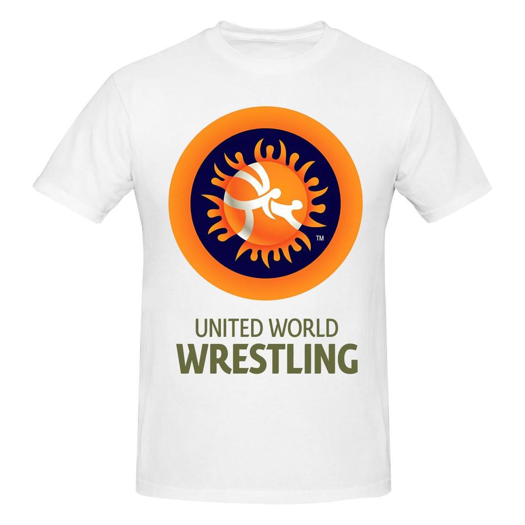 United World Wrestling Salon Style Régulier T-shirt Design de Niche Vêtements d'Extérieur Polyvalents T-shirts