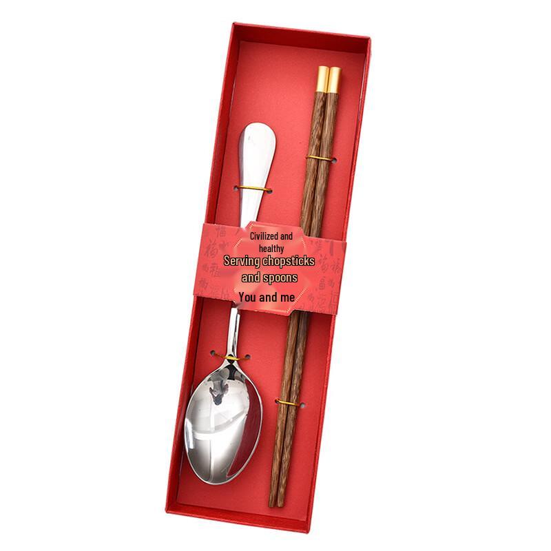 Shangheng Lacquer-Free Wenge Wood Chopsticks Gift Set
