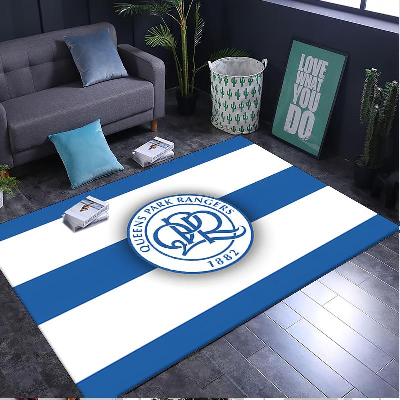 1PC rug Queens Rangers Football Carpet, Chair Rug,Area Rug for Office Bedroom living rooms bedroom, Doormat decor Christmas fan gifts