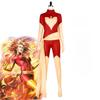 Phoenix X-men Cosplay Jumpsuit mit Stretchstoff für Halloween-Kostüm