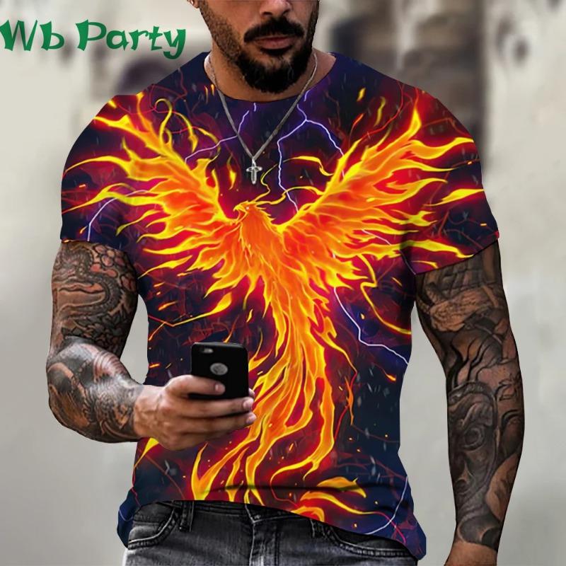 3D Printed Japanese Ninja T Shirt For Men Warrior Pattern Tees Summer Harajuku Loose Round Neck Tops Short Sleeves Kids T-Shirts