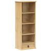 VidaXL CD Cabinet Corona 40x30x110 Cm Solid Pine Wood, Cd Storage Unit, Cd Storage Cabinet, Furniture 4005683