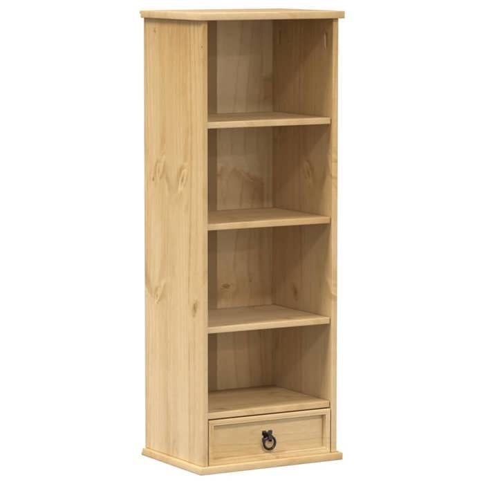 VidaXL CD Cabinet Corona 40x30x110 Cm Solid Pine Wood, Cd Storage Unit, Cd Storage Cabinet, Furniture 4005683