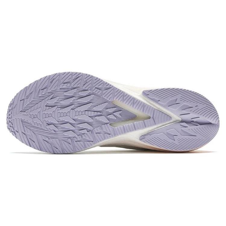 New Anta Rocket 5.0 Cushioning Wear Resistant Low Top Training Running Shoes Women's White Silver 122345523-1
