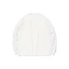 Li Ning Sports Fashion Series AW20 Paris Fashion Week Logo Round Neck Loose Long Sleeve Sweatshirt Men Sweatshirt Off-White AHSQ623-5