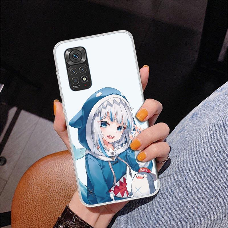 

Gawr Gura Hololive Anime Phnoe Case for Phnoe Case for Xiaomi Redmi Note 15 14 14S 13 Pro Plus 12 12S 11S 11E 10S 10 11T 5G Uniq Redmi Note 10 4G