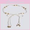 Bohemian Waist Rope Belt With Wooden Beads For Casual Summer Festival Wear