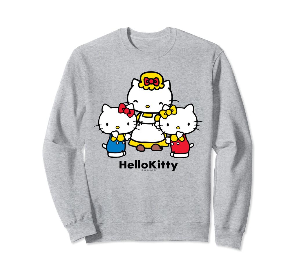 Sweat-shirt Hello Kitty Design US Famille