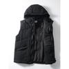 Japan fashion Retro Cotton-padded Vest Men's Winter Hood Warm Vest Outerwear Foreign Trade Cattle Goods Short Casual Vest Waistcoat
