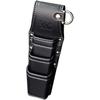 Fujiya (Fujiya) Holder 3-Tier Black Gold LIGHT PU LEATHER SERIES AH-63BG