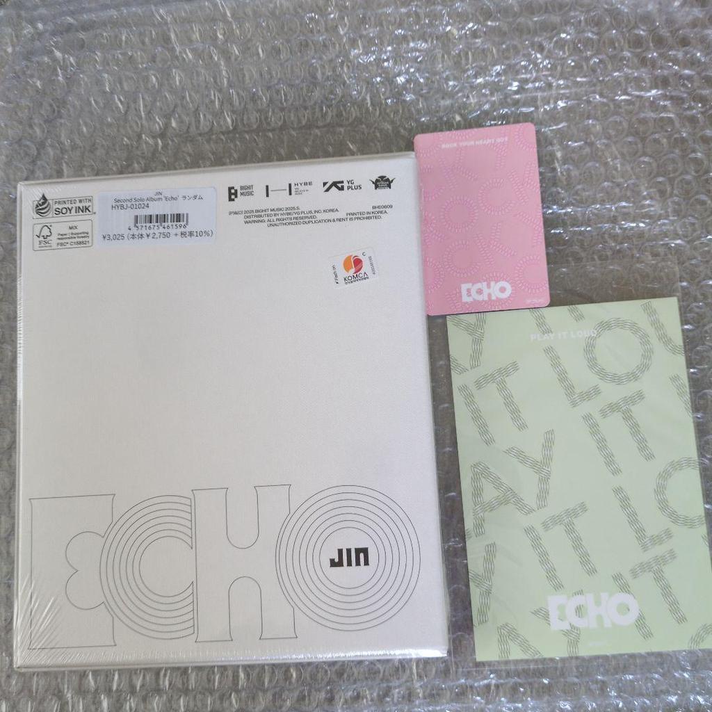[USED] ECHO I JIN - CD postcard and photocard included