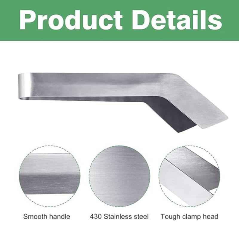 2pcs Seedling Transplants Tongs Stainless Steel Plant Transplants Pliers Garden Seedling Remove Reducing Root Damage