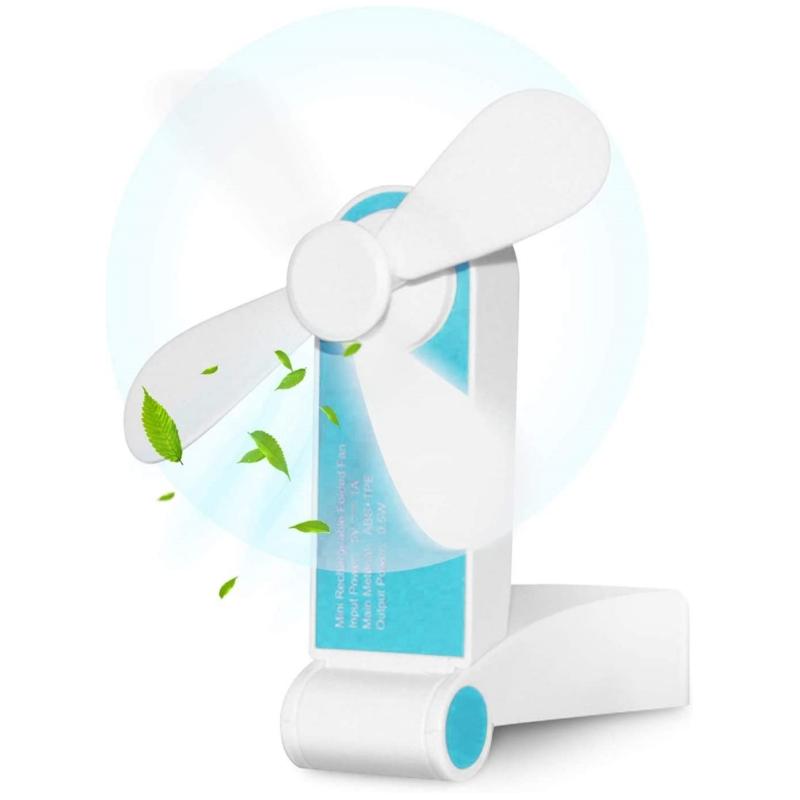 Mini Handheld Fan Rechargeable Electric Hand Fan Speed Adjustable Purse Fan for Women Kids Travel Outdoor