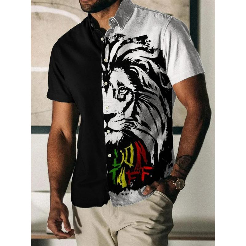 3D Printed High Quality Shirt Man/Women Casual Fashion Short Sleeves Button Lapel Tops Oversized Unisex Clothing