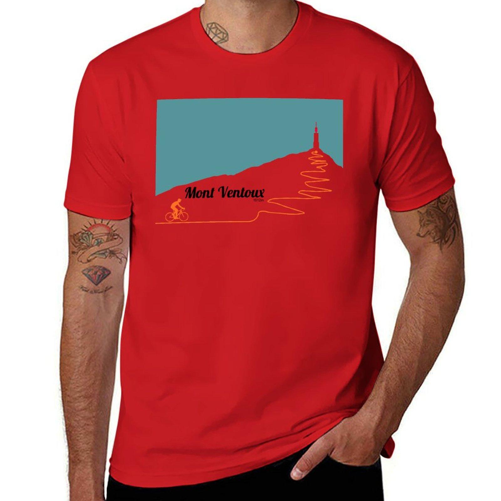 Mont Ventoux Cycling Artwork T-Shirt summer tops new edition mens clothing S