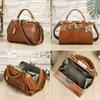 Full-Grain Lambskin Leather Crossbody Handbag with High-End Metal Lock for Women