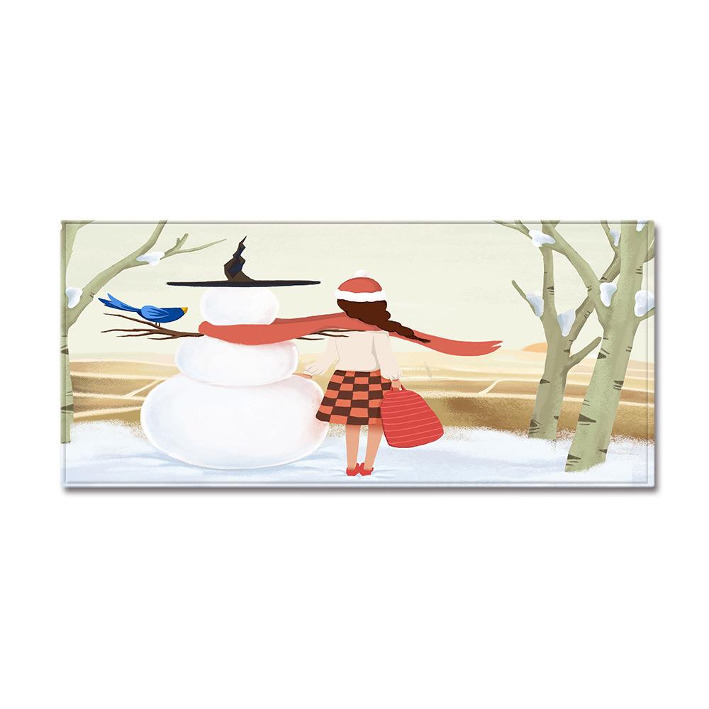 Christmas Kitchen Sand Carpet Doormat Long Floor Mat