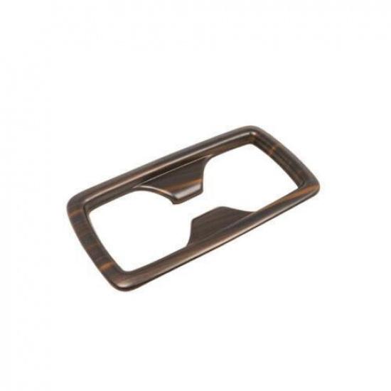 Peach Wood Grain Rear Water Cup Panel Cover Trim For Toyota Highlander -2024