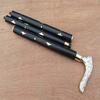 Vintage Designer Victorian Brass Handle Antique Solid Wooden Walking Stick Cane