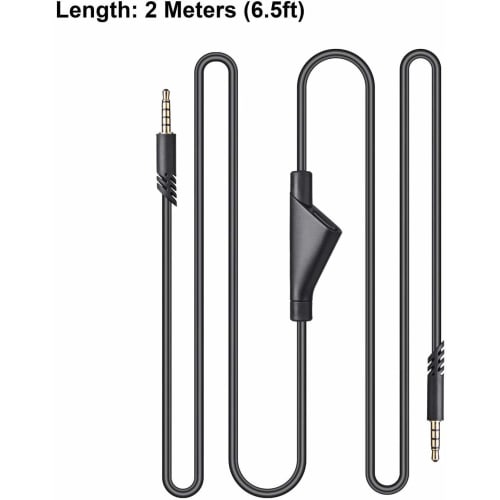 Replacement AstroA10 Cable Cord with Mute Function Also Works with Astro A10 A40 A50 Gaming Headset