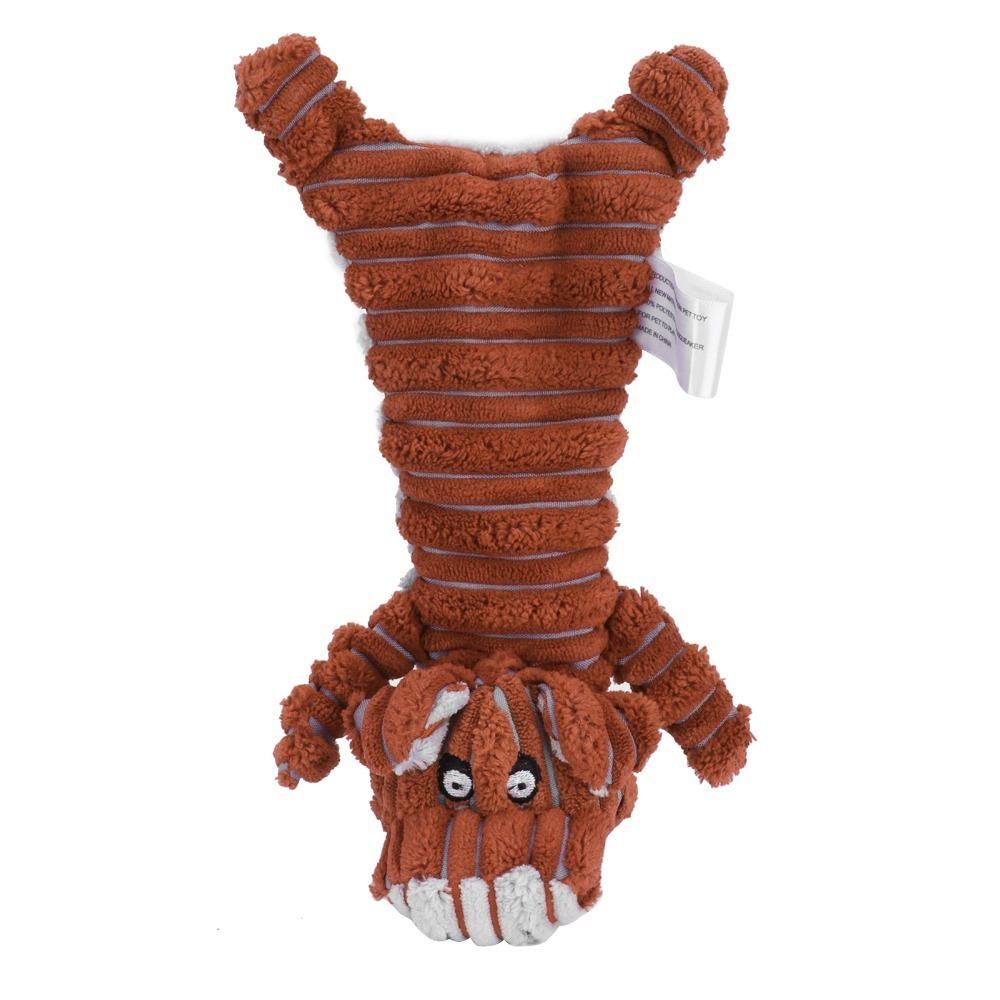 Stuffed Animal Corduroy Plush Dog Toy Stuffed Pig Bear Dog Play Toy  Interactive Training Game