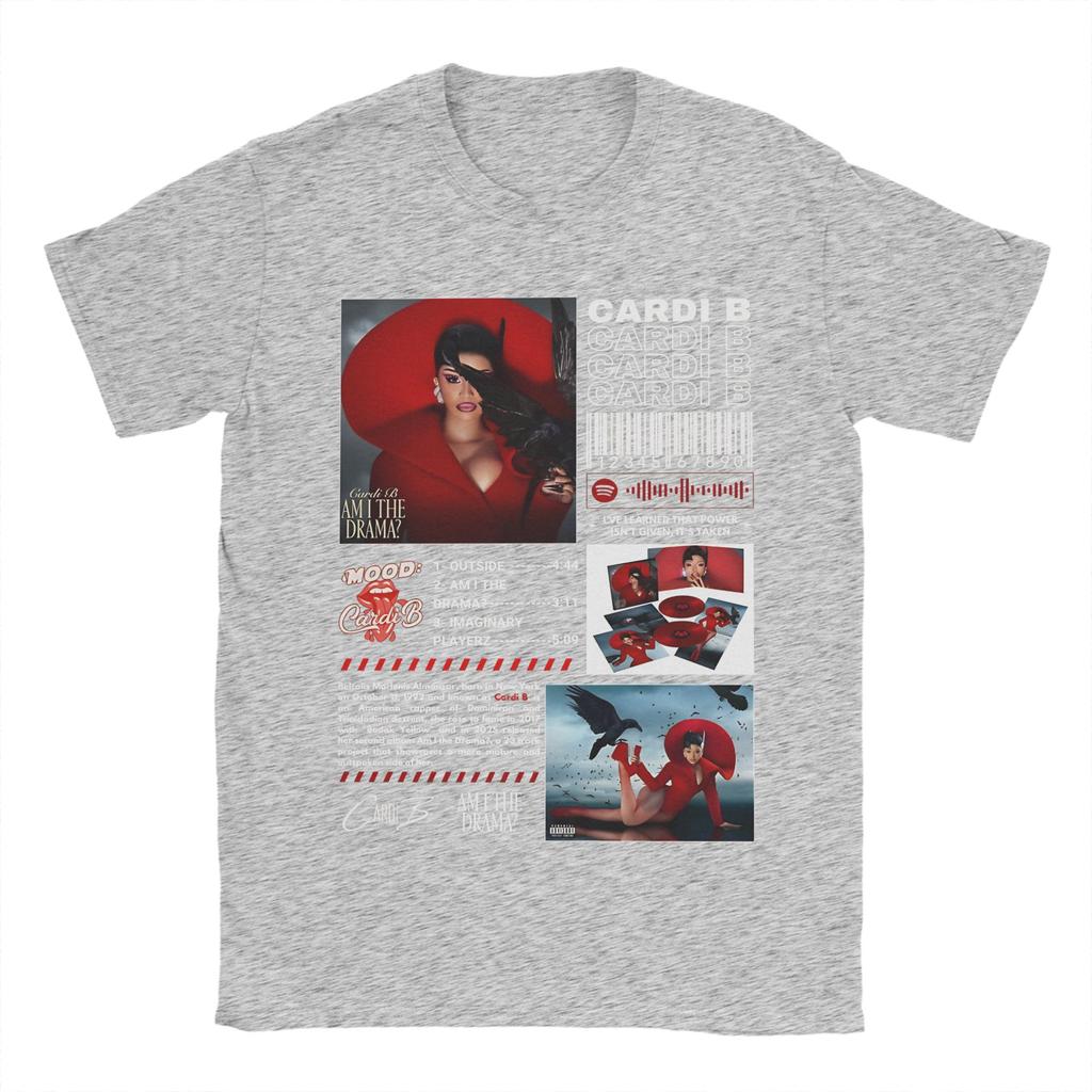 Unisex Women TShirts Cardi B Am I The Drama 2026 Art Leisure Tee Shirt Short Sleeve T Shirt O Collar Clothing New Arrival