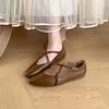 Fashion Bailamos 2024 New Women Flats Soft Mary Jane Shoes Fashion Shallow Ladies Casual   Outdoor Dress Shos Flat Ballet Shoes Mujer