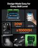 Laser Engraver, 20W, Laser Engraving and Cutting Machine with Enclosure Camera, Laser Cutter, 36000 mm/min, 500 x 320 mm Working Area, for Wood,