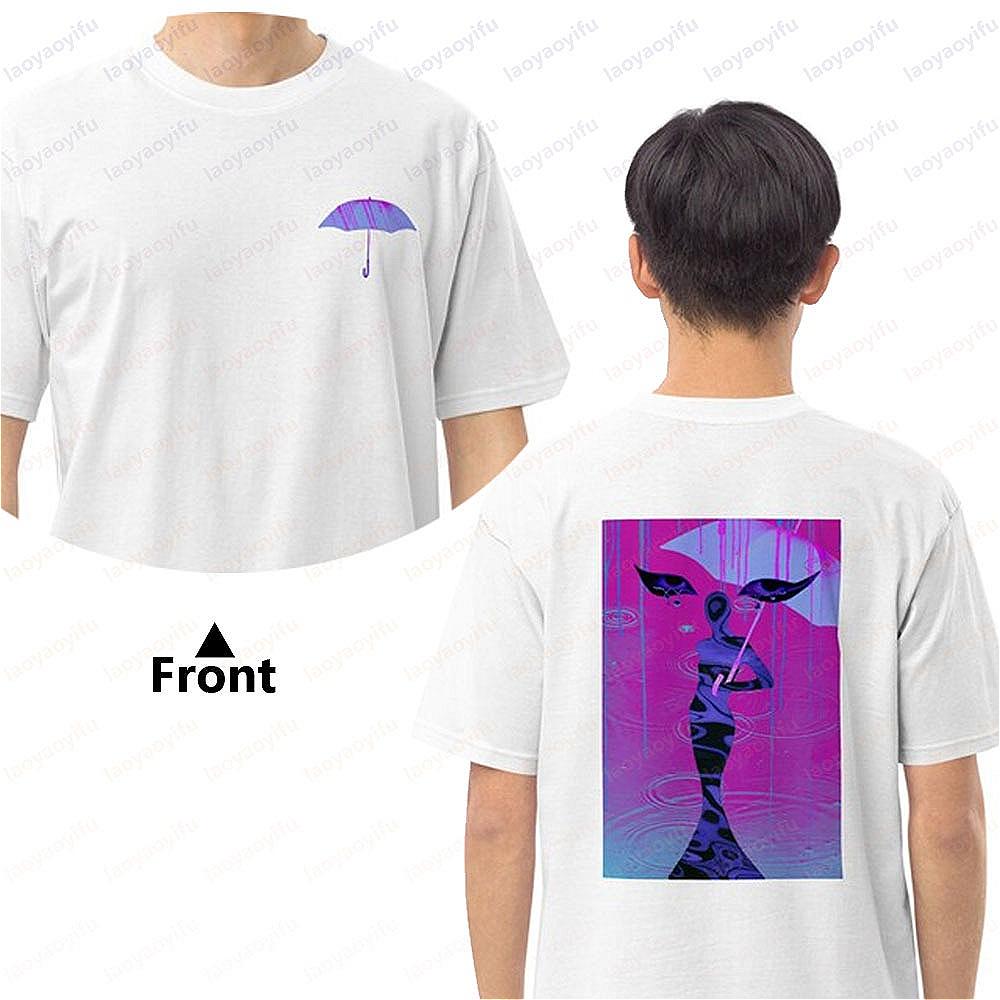 Inque The Rain Woman Tshirt Japanese Legend Mysterious Horror Shirt Goth Punk Harajuku Style Men Women Tops Cotton Short Sleeve