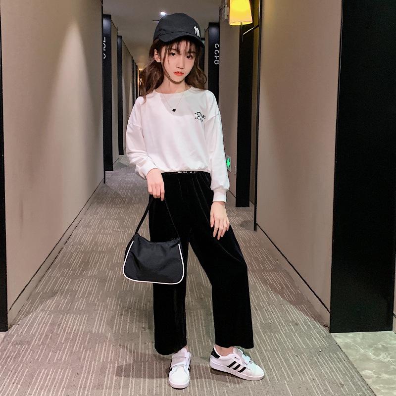 Fashion Girls Spring Autumn Two-piece 