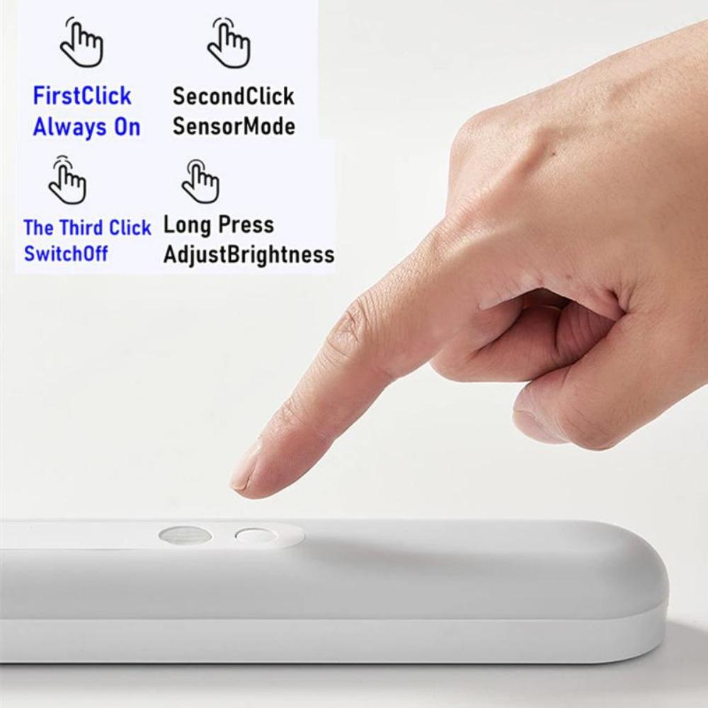 Wireless LED Night Light Motion Sensor Light Closet Night Lamp For Bedroom Kitchen Detector Light Cabinet Staircase Light