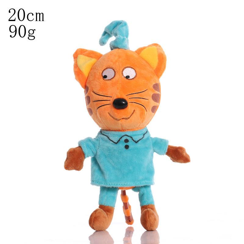 Anime Three Little Kittens TpnkoTa Plush Toy Russian Cartoon Tri Kota KoteKitty Cookie Pudding Candy Stuffed Animal Cat Fan Gift