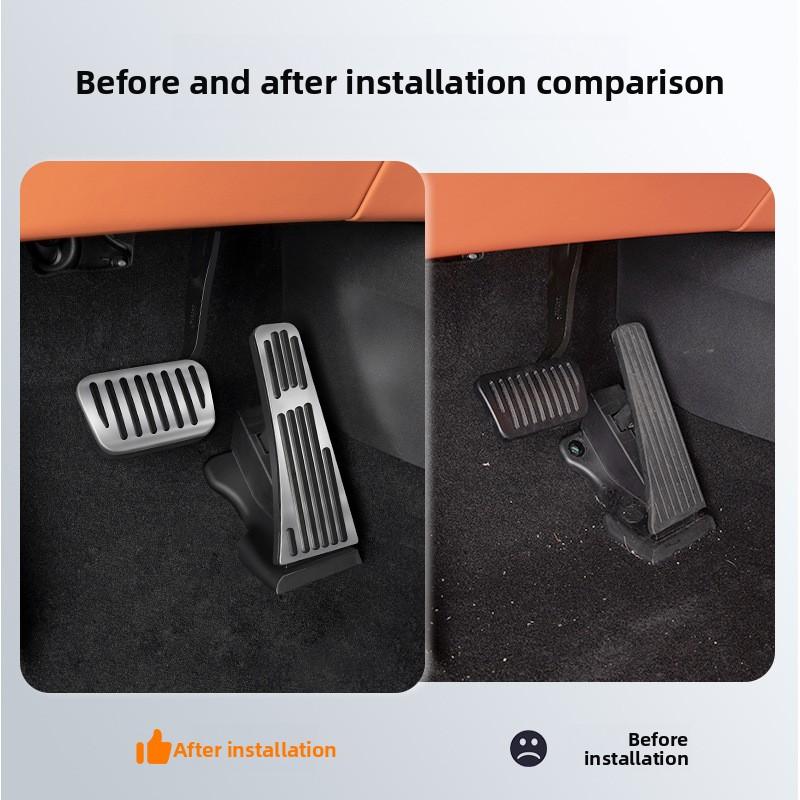 Pedal Aluminum Alloy Rest Non-slip for BYD Sealion 7 Sea Lion 2024 Special Car Pedal Car Interior Modification Accessories