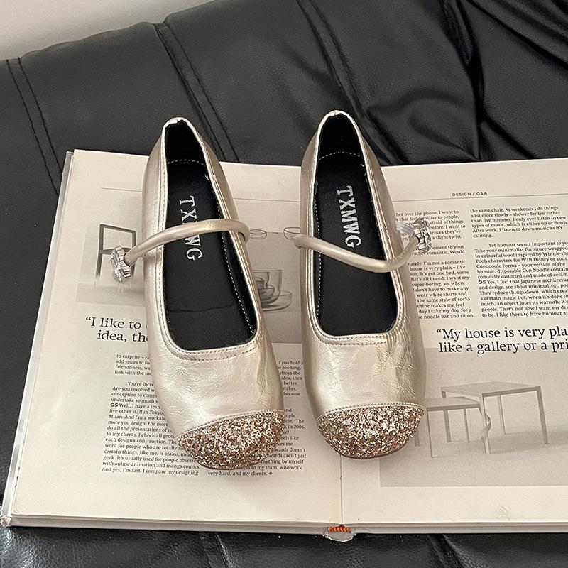 

Французские ретро кожаные туфли нишевый дизайн туфли Мэри Джейн женская летняя мода ретро туфли-бини с ремешком одинарной пряжкой туфли-лодочки 40 шампанского