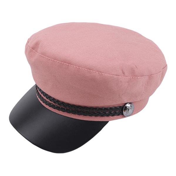 Fashion Hat Cap Women Casual Streetwear Rope Flat Cap Elegant Autumn Winter Warm Beret Hat Female