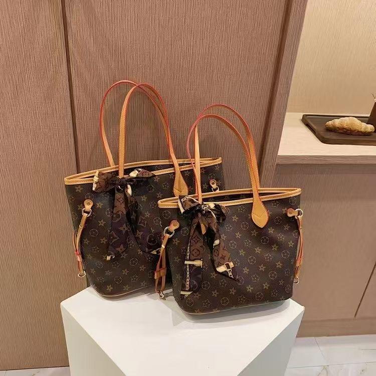 

Женская сумка-тоут большой вместимости с ретро-принтом и легкая сумка через плечо Small