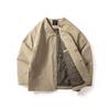 Mens Winter Vintage Puffer Jacket Loose Fit Windproof Warmth Casual Street Style Solid Color S-3XL