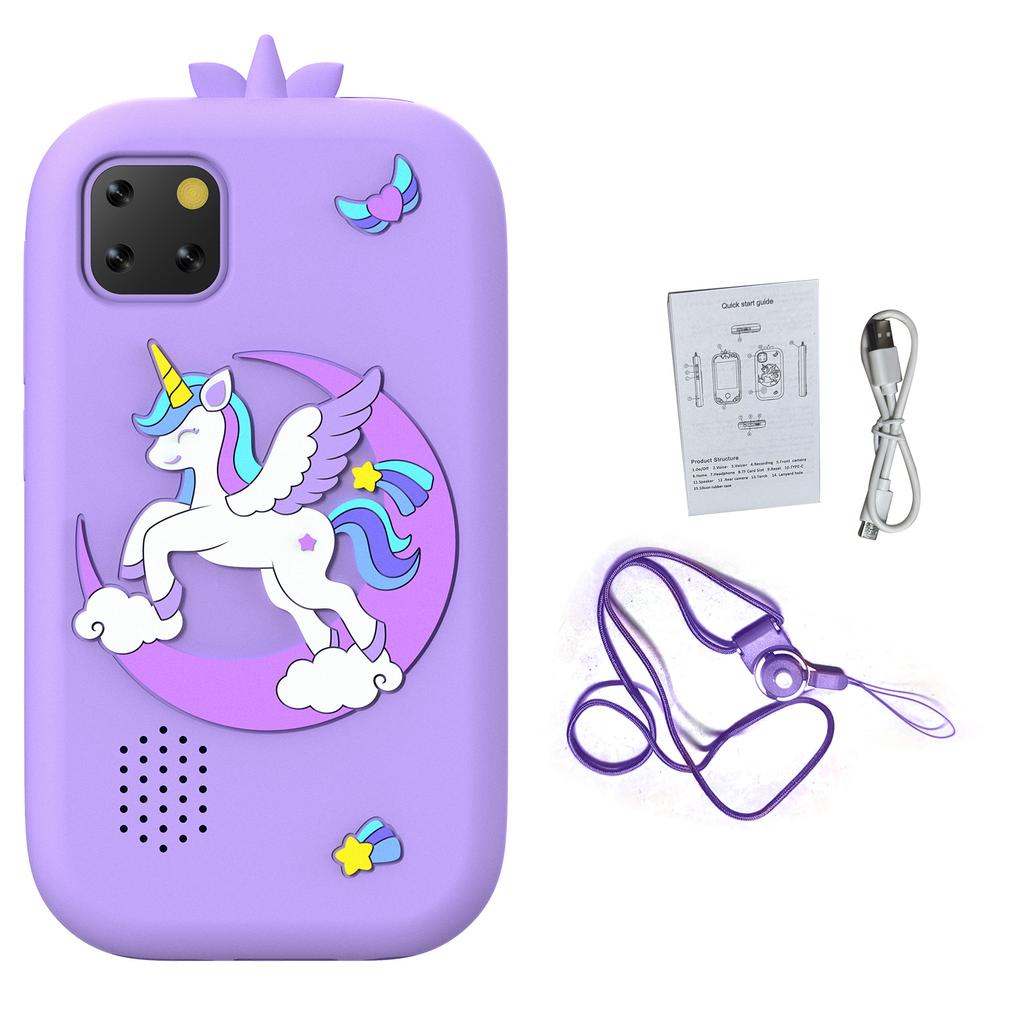 2.8-Inch Touchscreen Kids Smart Phone with Games Camera MP3/MP4 Player Built-in 32GB Memory Kids Smartphone Toys Kids MP3 Player
