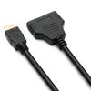 DOONJIEY 1 In 2 Out HDMI-compatible Splitter Male To Female Adapter Video Cable for PC