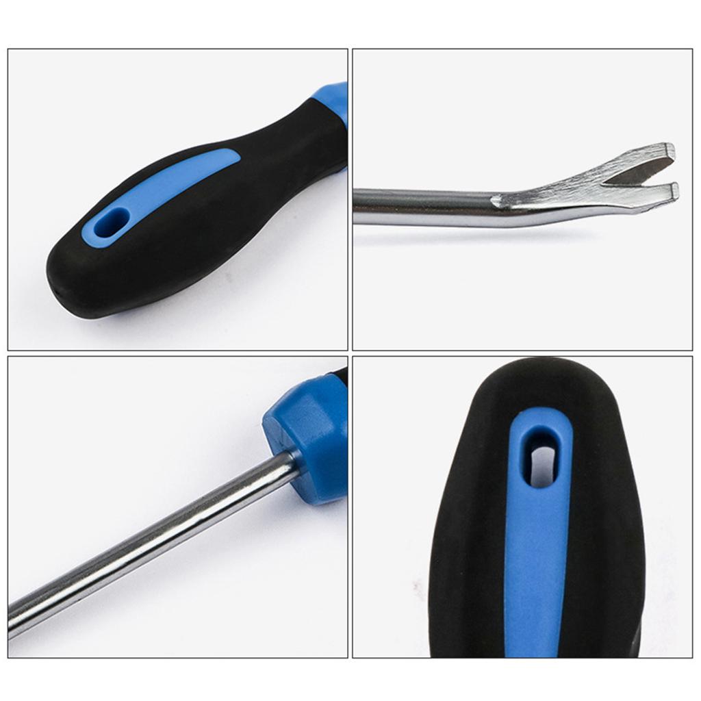Practical for Crowbar Pry Bar Staple Nail Puller Lightweight Buckle Trim Screwdriver Car Door Removal Pliers Hand Tools