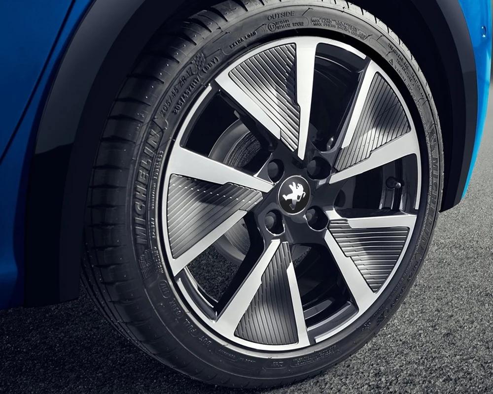 2026 Heißer Autoaufkleber 3D-Aluminium-Styling Auto-Radnabenkappen Abdeckung Felgenaufkleber für Peugeot 206 207 208 306 307 308 406 407