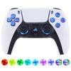This is not a but an eXtremeRate PS5 controller compatible Chameleon Gloss multicolor illuminated Share and home face DTF V3 LED kit in Chameleon
