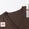 Hengyuanxiang Two-Piece Knit Vest Dress Set: Mid-Length Sweater Dress, Slimming & Tummy-Concealing for Autumn/Winter.