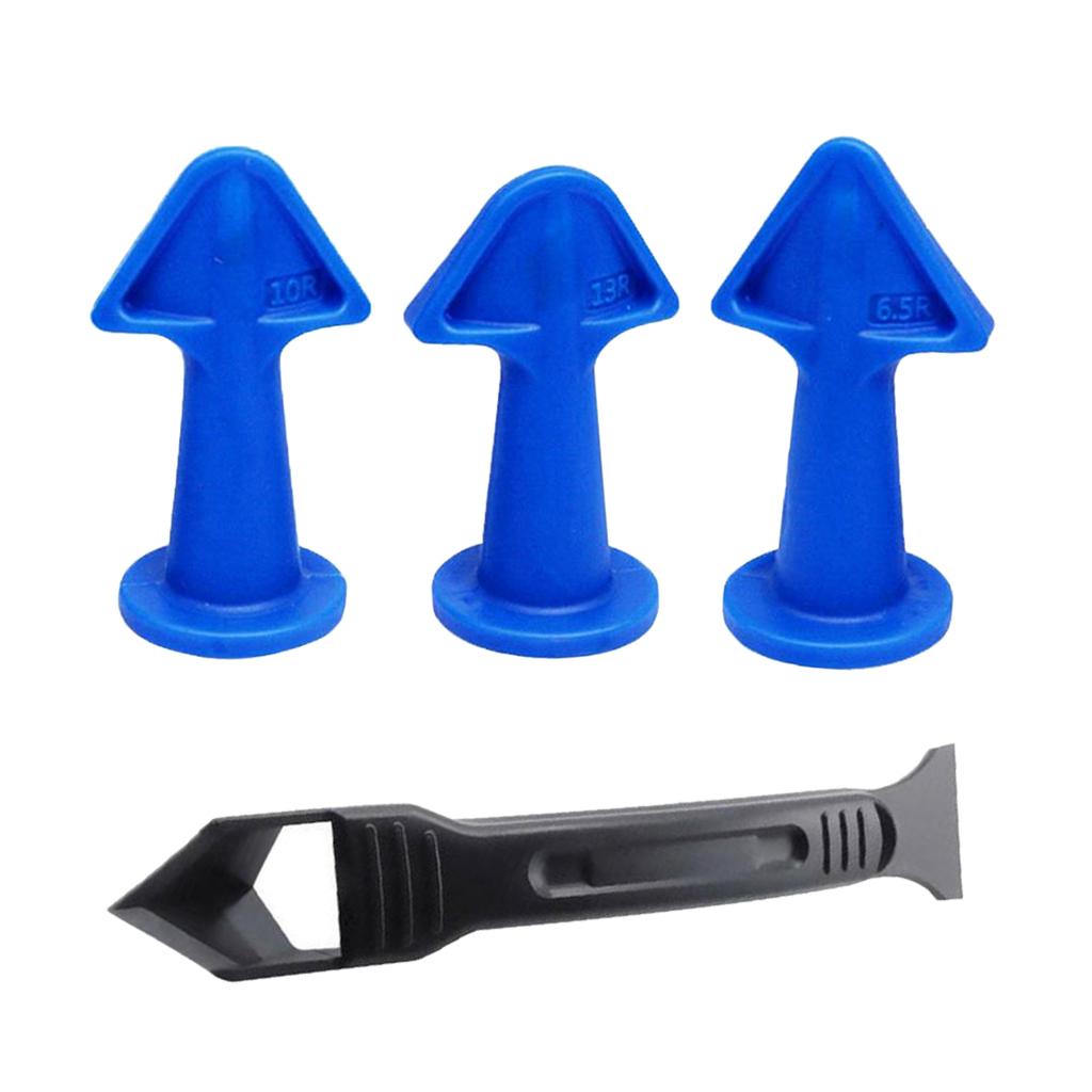 Caulk Nozzle Scraper Grout Kit Spatulas Set Hand Tools for Home