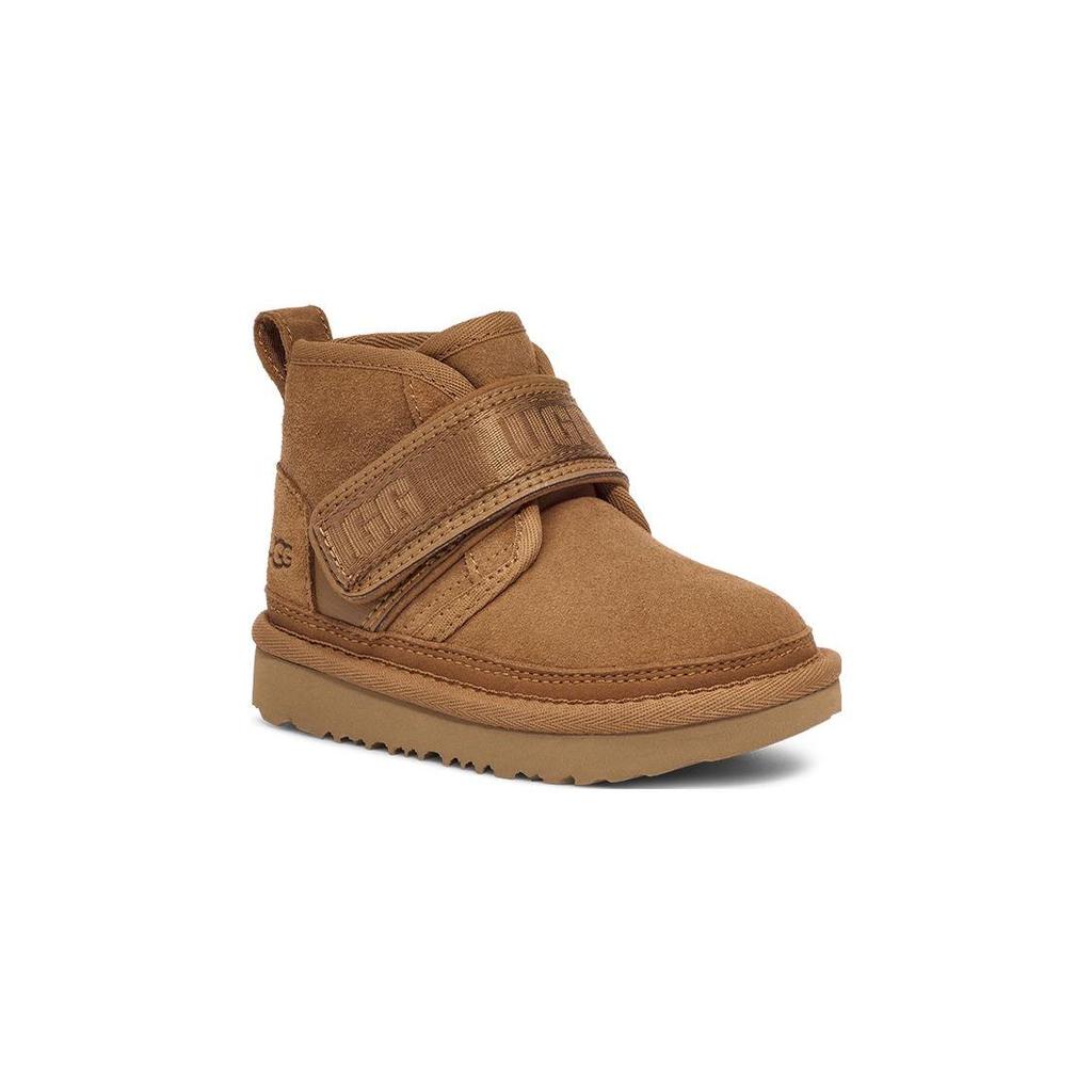 UGG Neumel Semsket Komfortable Varme Korte Snøstøvler Barnestøvler Kastanjebrun 1130757T-CHE