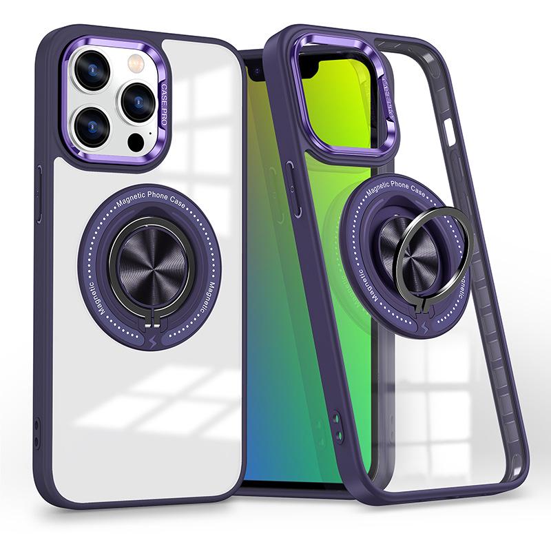 

Магнітний чохол для iPhone 17 Pro Max, підставка на 360°, захист від падінь, сумісний для міжнародної торгівлі з Apple 16 Plus. iPhone 17 E