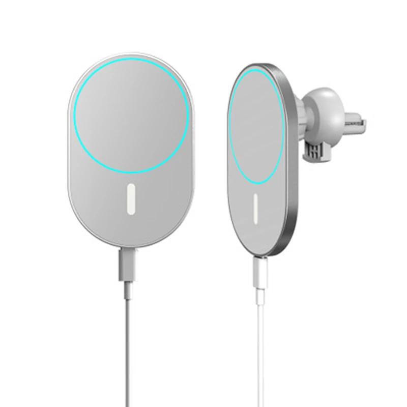 Pro iphone 12 12 Pro 12Pro Max 12mini 15W Bezdrátová nabíječka Magnetický držák telefonu do auta Větrací mřížka Magneticky adsorbovatelný držák do auta