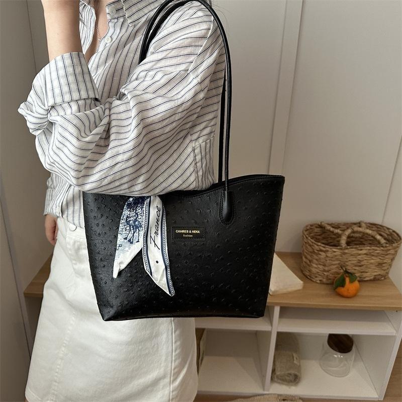 Borsa a Spalla alla Moda, Individuale e Testurizzata per Donna, Borsa Tote