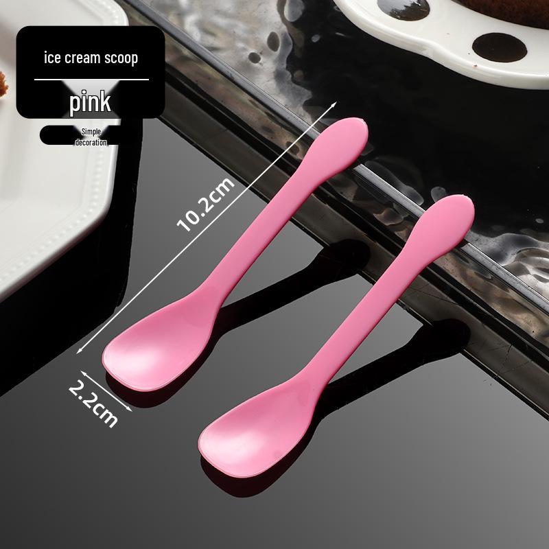 Disposable Individually Packaged Dessert Spoons for Ice Cream & Cake