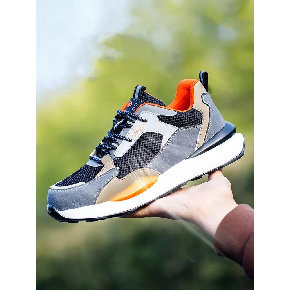 Pantofi de siguranță Bărbați Pantofi de lucru cu plasă respirabilă Cizme de siguranță indestructibile Femei Pantofi de protecție cu vârf de oțel